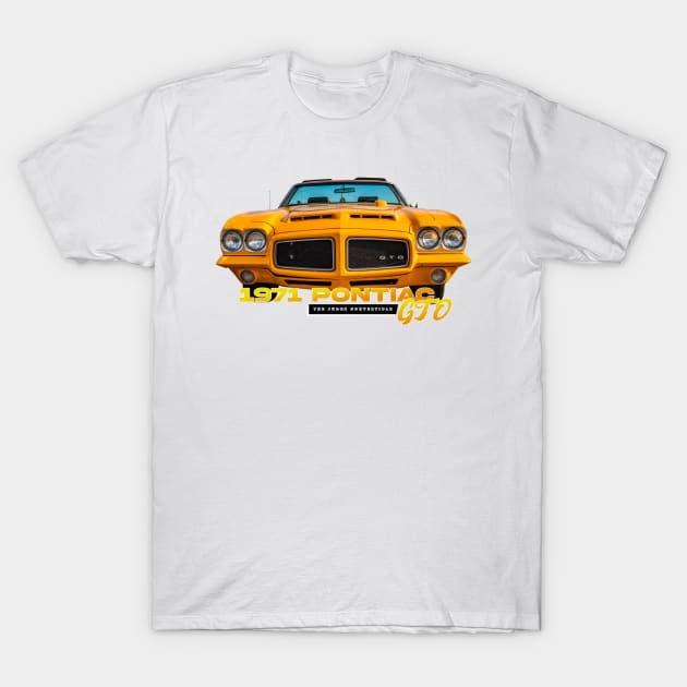 1971 Pontiac GTO The Judge Convertible T-Shirt by Gestalt Imagery